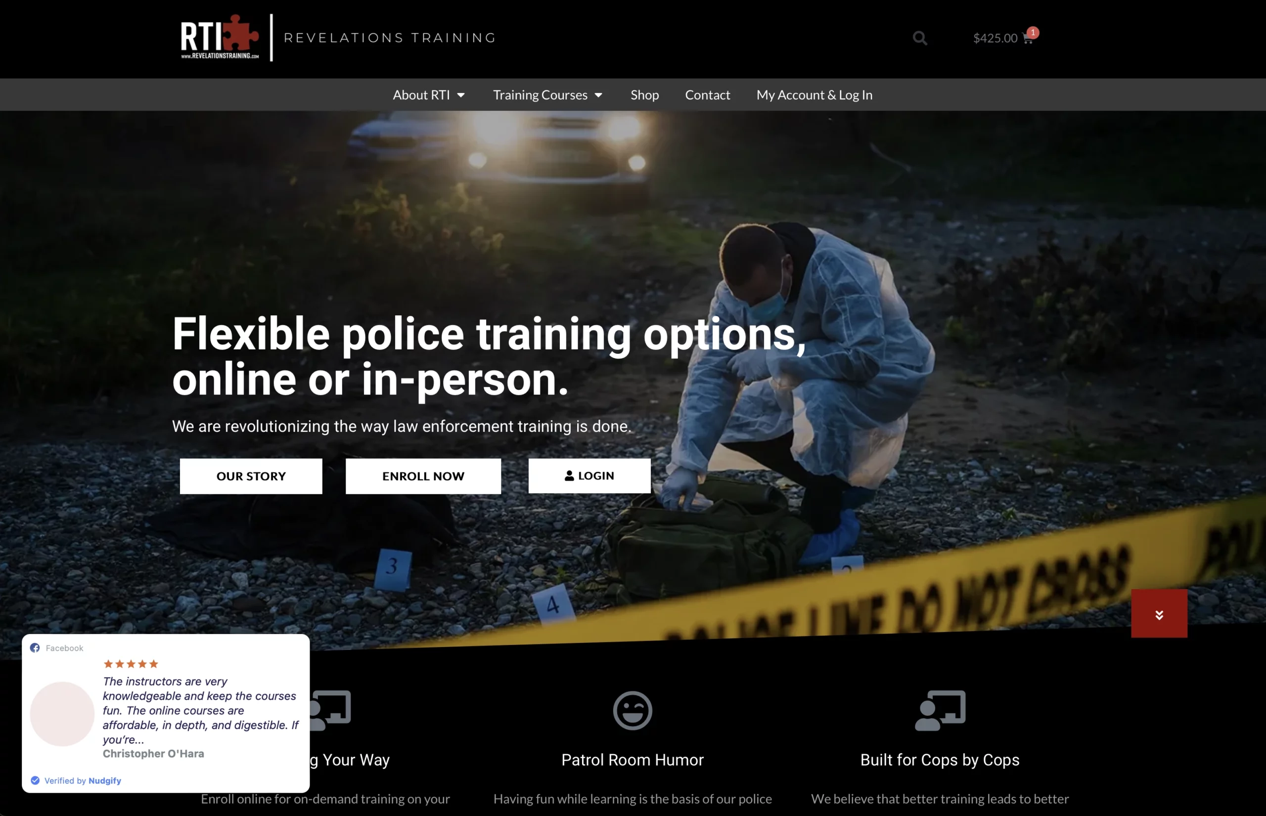 Online Learning Platform for Law Enforcement